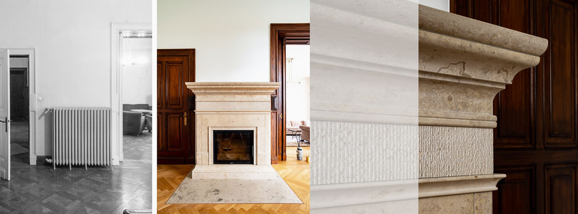 2022 erfurt sanierung umbau villa kaestner denkmal natursteinkamin parkett